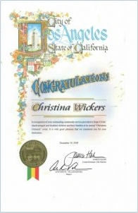 Certificate Of Service Award